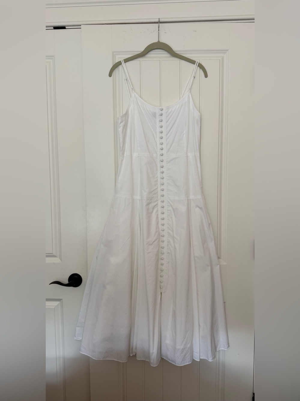 rag & bone White Spaghetti-Strap Maxi Dress